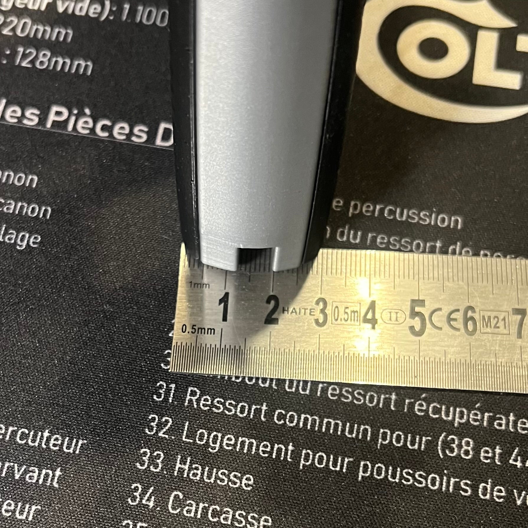 Reproduction factice pistolet MAC50